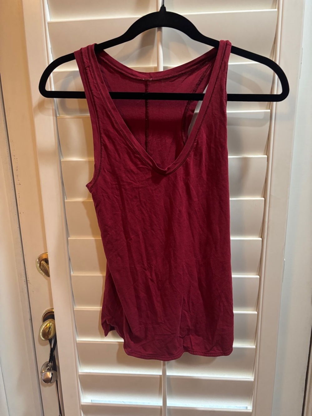 ❤️SALE❤️Lululemon Women's Sleeveless V-Neck Tank Top - Burgundy